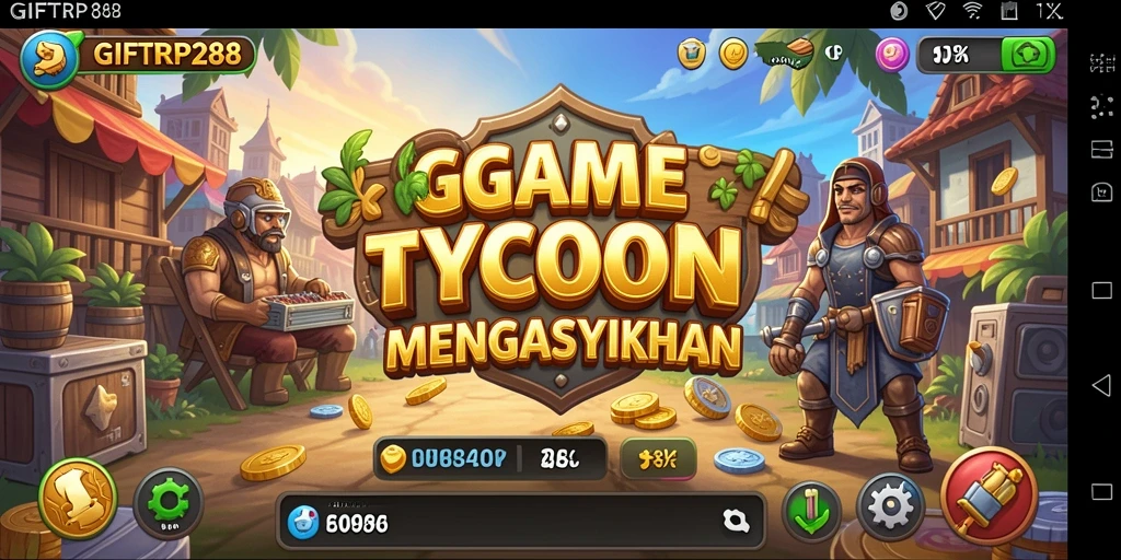 Tampilan gameplay Tycoon yang menarik dan interaktif.
