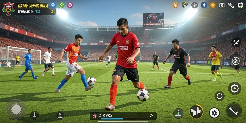 Tampilan gameplay K3K3 yang mendebarkan dan realistis.