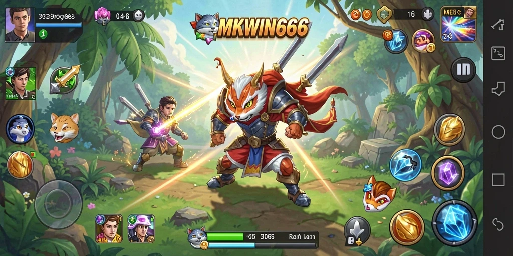 Tampilan gameplay MKWIN666 yang menawan dan interaktif.