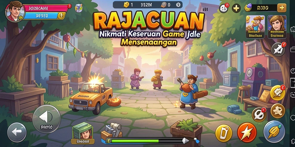 Gameplay menarik dari RAJACUAN yang penuh dengan keseruan Idle.