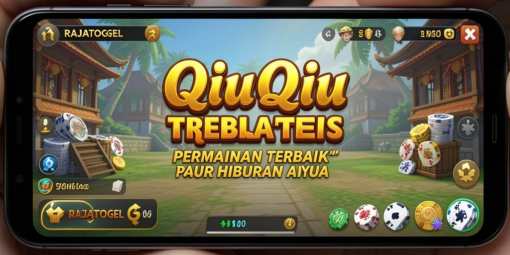 Tampilan gameplay menarik dari RAJATOGEL dengan kartu QiuQiu.