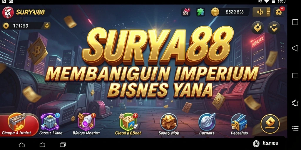 Tampilan gameplay menarik dari SURYA88 yang menampilkan pembangunan bisnis.