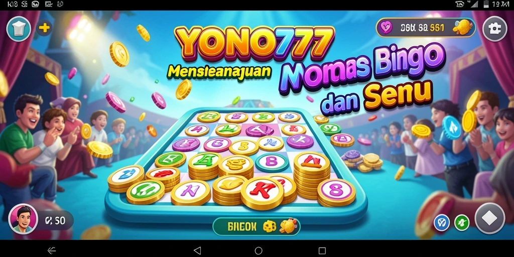 Tangkapan layar permainan <strong>YONO777</strong> menampilkan suasana seru Bingo.